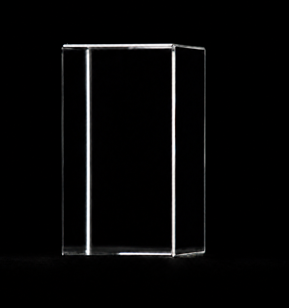 40 x 40 x 60mm Personalized Crystal Keepsake
