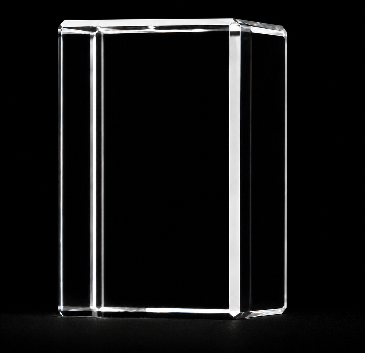 60 x 60 x 90mm Personalized Crystal Keepsake